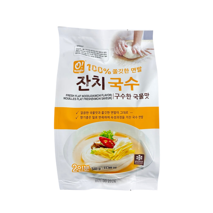 O Noodle Fresh Flat Noodle Kimchi 11.9Oz