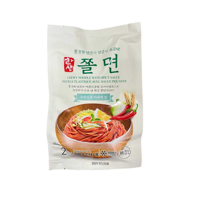 Hs Chewy Noodle Spicy Sauce 520G