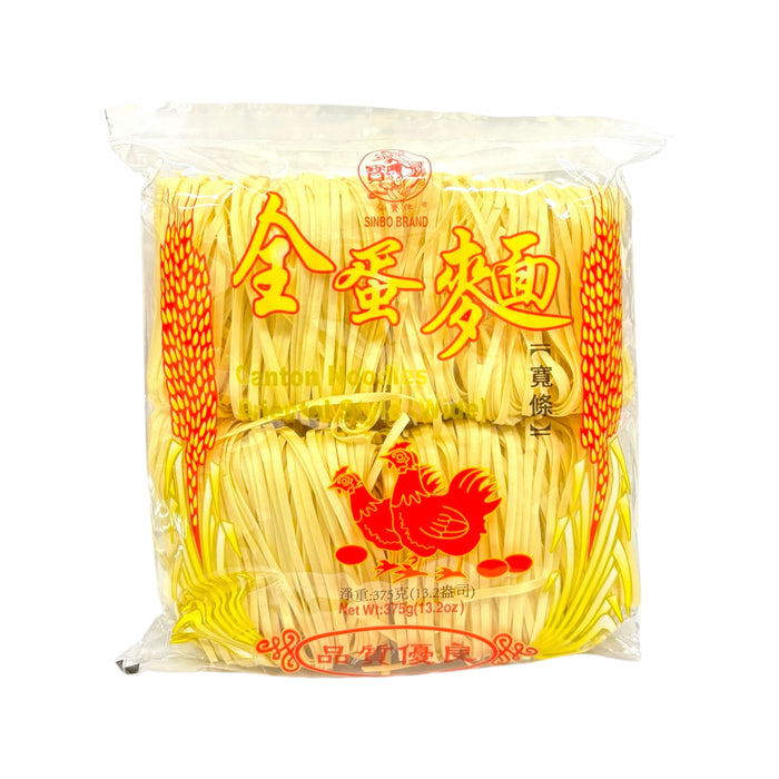 Sinbo Dried Canton Noodle Wide 454G