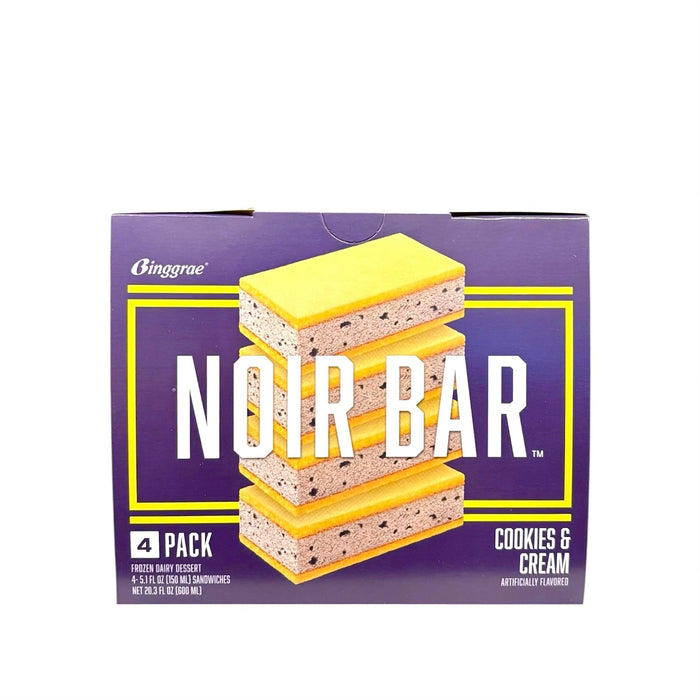 Binggrae Noir Bar Cookies&Cream 4Pack