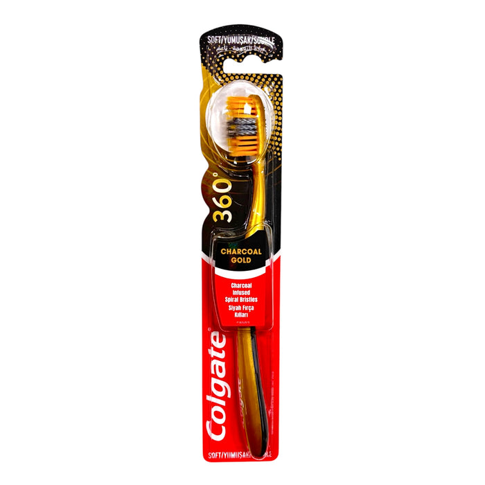Colgate Tb 360 Charcoal Gold Soft