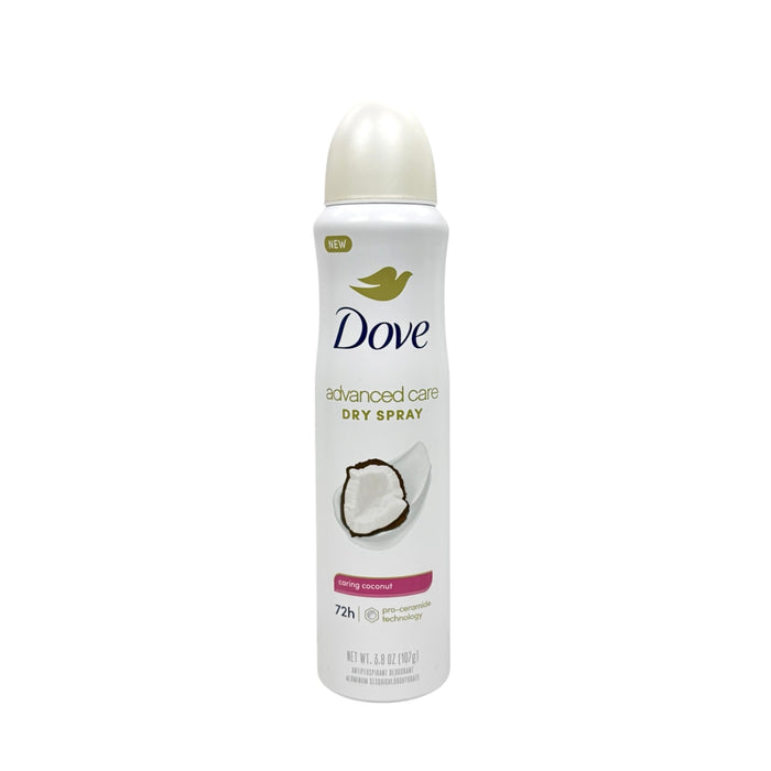 Dove Dry Spray Caring Coconut 3.8Oz