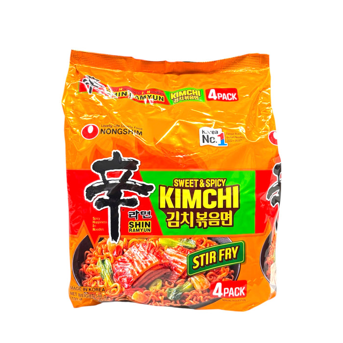 Ns Shin Stir Fry Kimchi Sweet&Spicy 4Pack