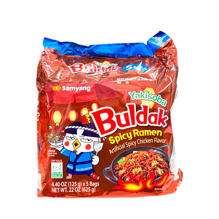 Sy Buldak Hot Chicken Yakisoba 5 packs x 125g, 625g