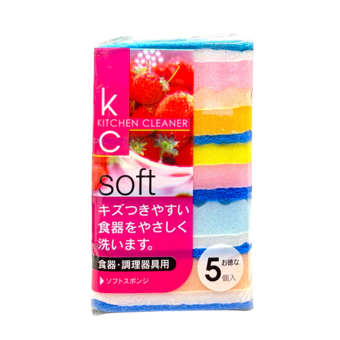 Kitchen Cleaner Sponge Soft 5Pcs
