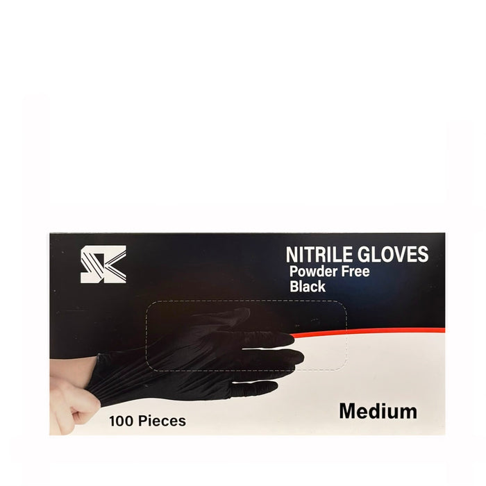 Advan Care Black Glove 100Pieces Medium