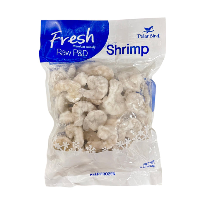 Polarbird 26-30 White Shrimp Raw  1Lb