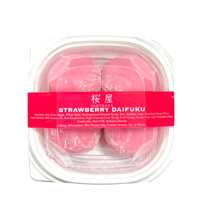 Sakuraya Strawberry Daifuku 4Oz