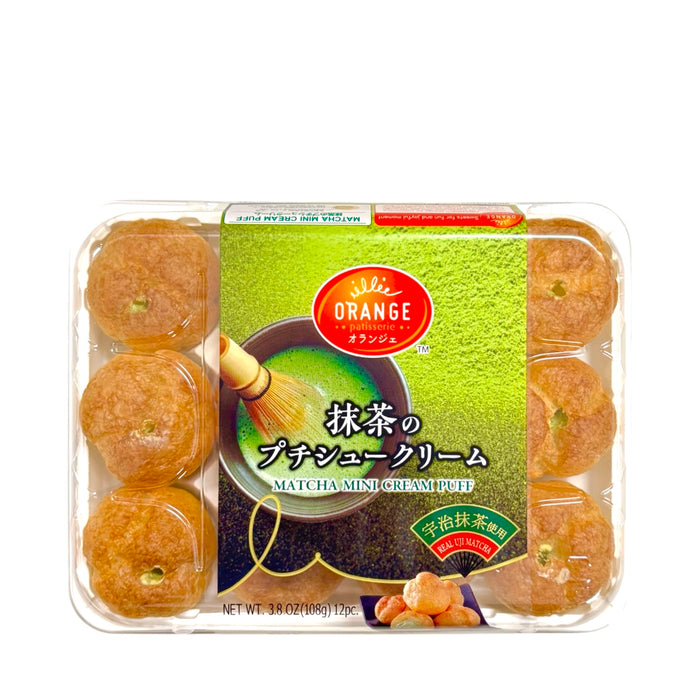 Orange Matcha Mini Cream Puff 3.8Oz