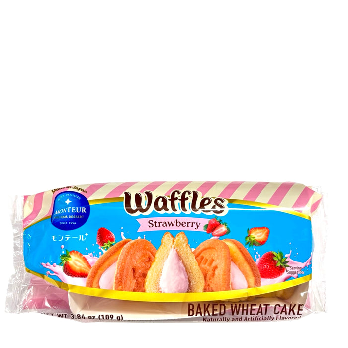 Monteur Strawberry Waffle 4Pc/3.91Oz