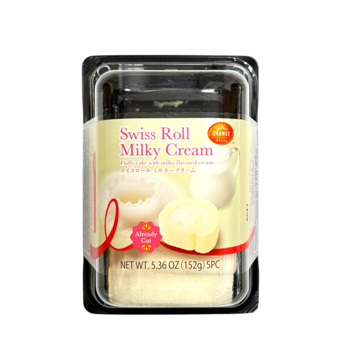 Orange Swiss Roll Milky Cream 5.36Oz