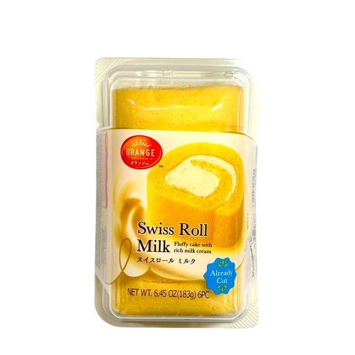 Orange Swiss Roll Milk 6.45Oz