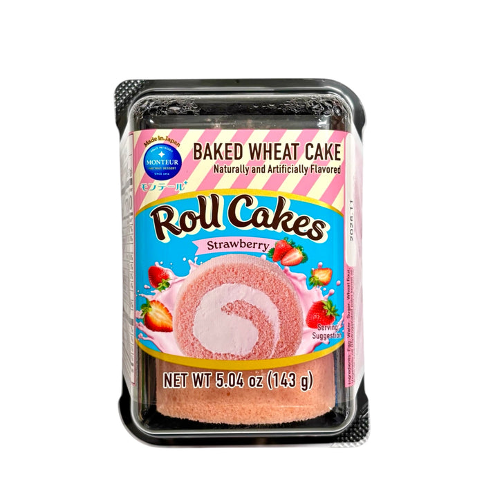 Monteur Strawberry Roll Cake 5.36Oz