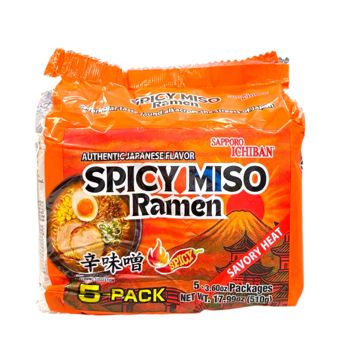 Sapporo Spicy Miso Ramen 5Pk17.99Oz