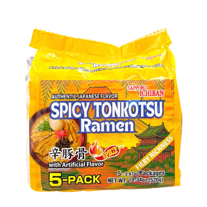 Sapporo Spicy Tonkotsu Ramen 5Pk18.34Oz