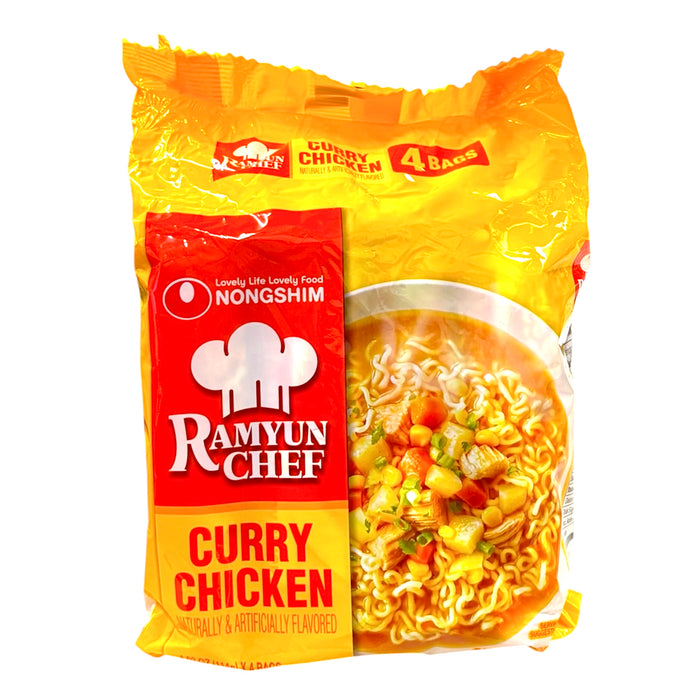 Ns Ramyun Chef Curry Chicken 4Pack 456G