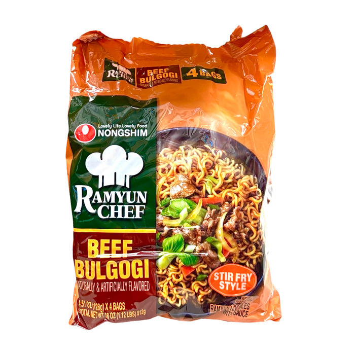 Ns Ramyun Chef Beef Bulgogi 4Pack 512G