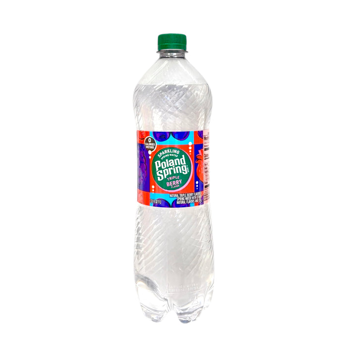 Poland Spring Sprk Water Triple Berry 1L