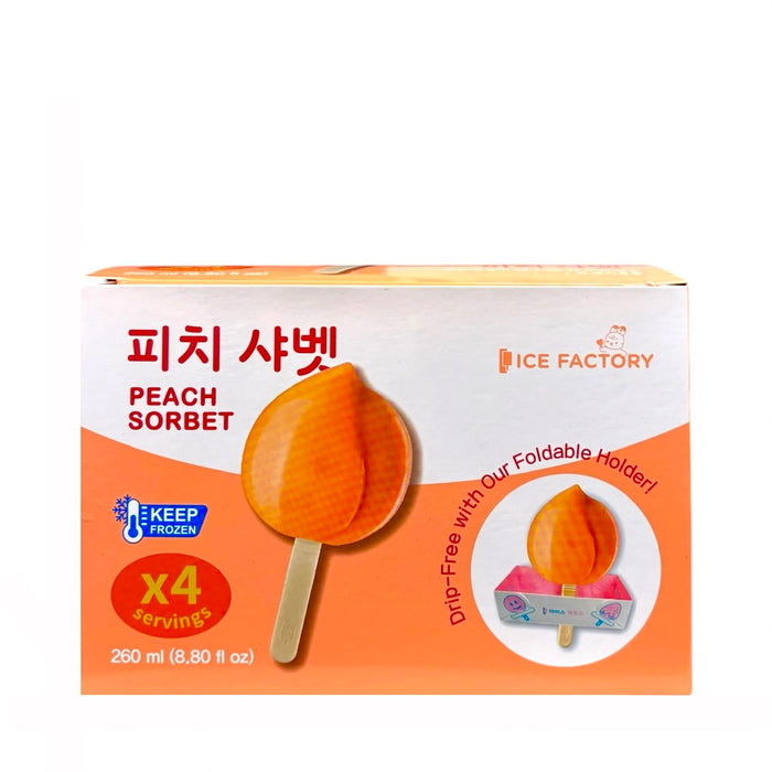 Ice Factory Peach Sorbet 4Pack