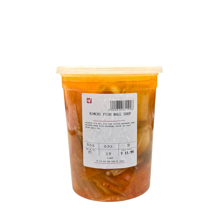 Kimchi Fish Ball Soup