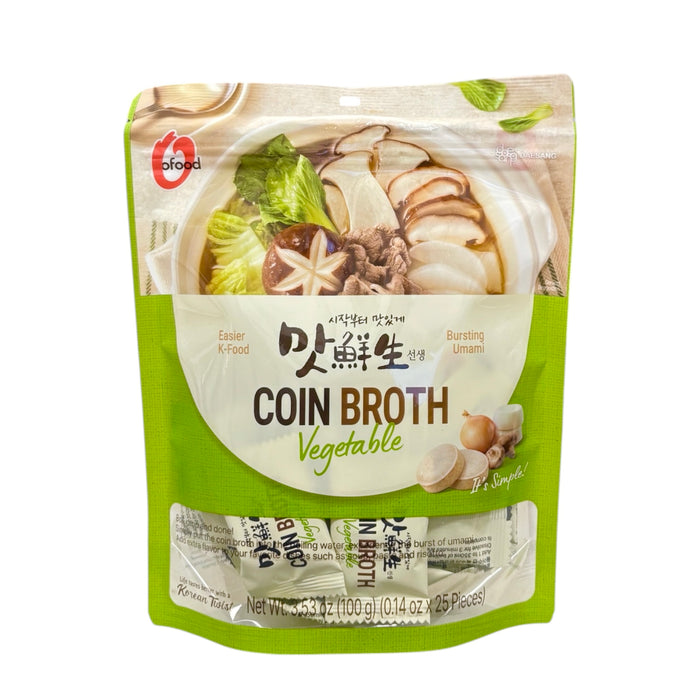 Ofood Coin Broth Vegetable 3.53Oz