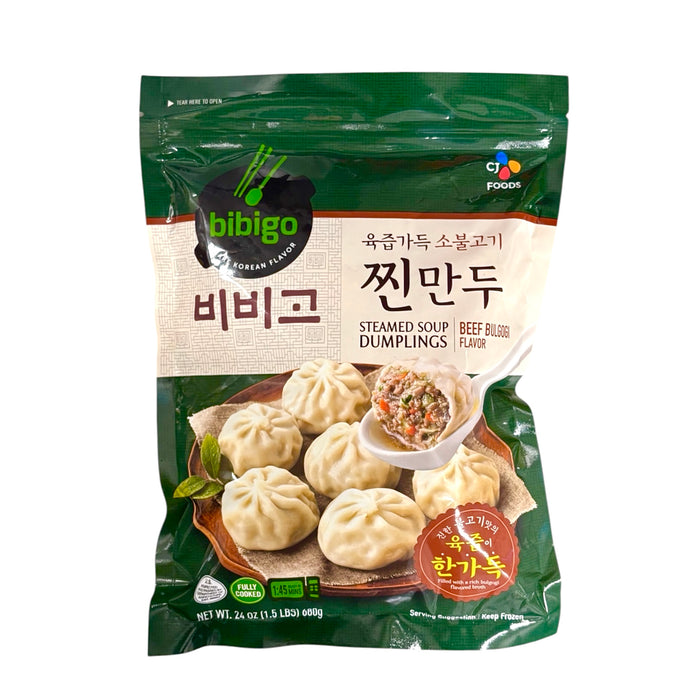Bibigo Beef Steamed Soup Dumpling 24Oz