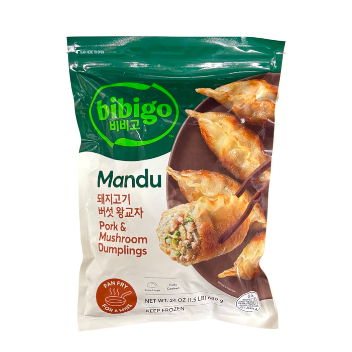 Bibigo Pork&Mushrom Dumplings24Oz