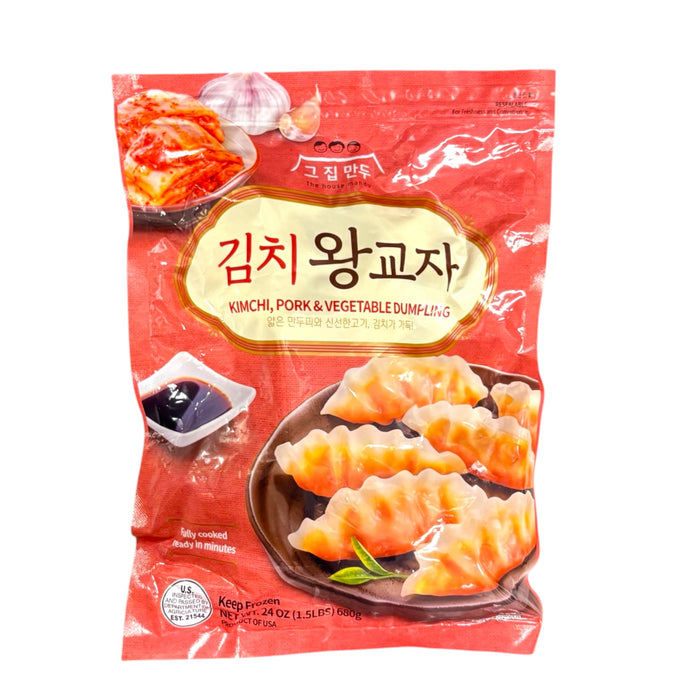 The House Kimchi Pork Vege Dumpling 24Oz
