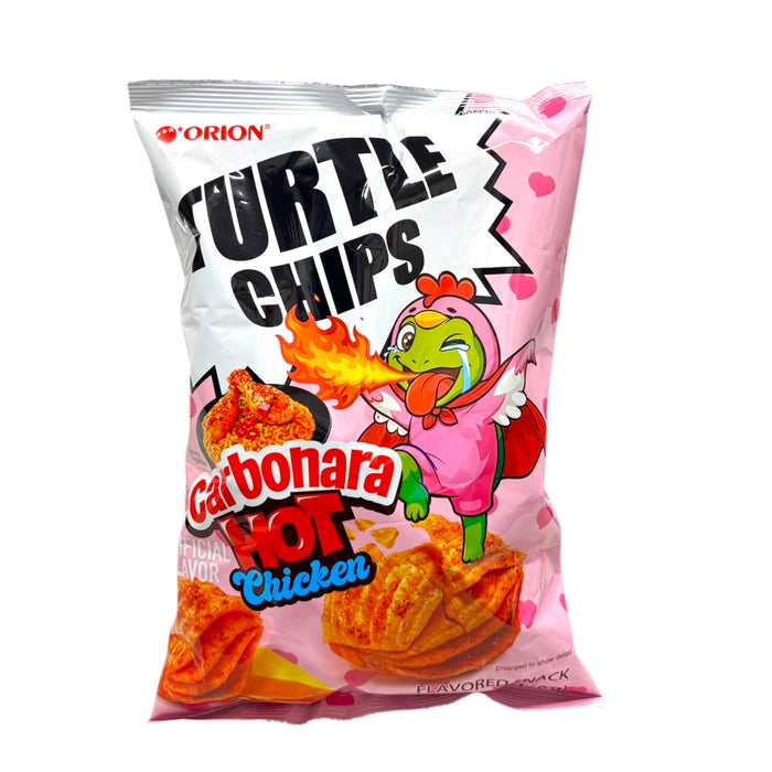 Turtle Chips Carbonara Hot Chicken 160G