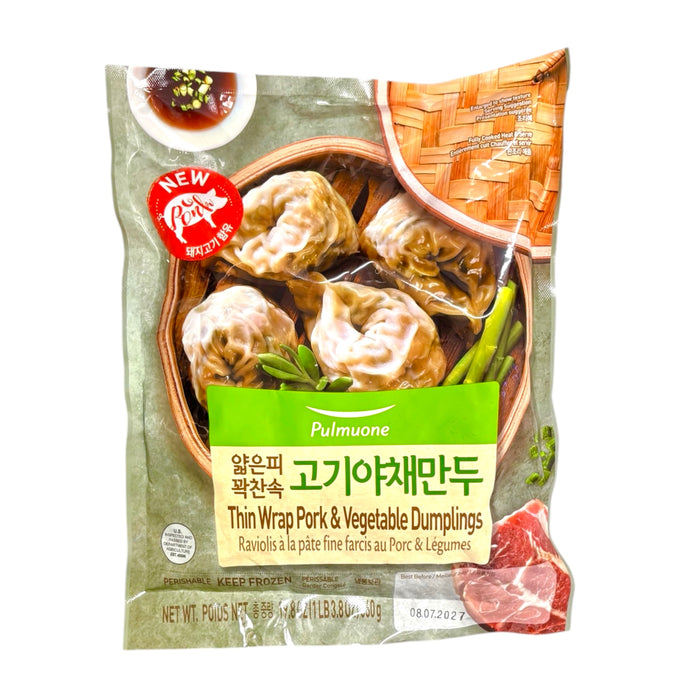 Pmo Thinwrap Vege Pork Dumpling 19.8Oz