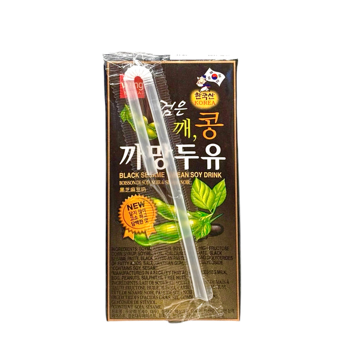 Wang Black Sesame Bean Soy Drink 190Ml