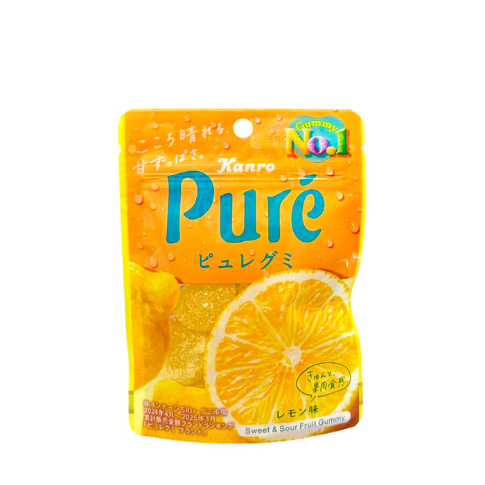 Kanro Pure Gummy Lemon 1.9Oz