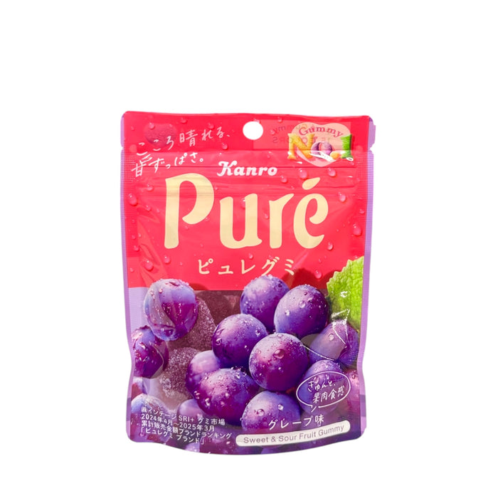 Kanro Pure Gummy Grape 1.9Oz