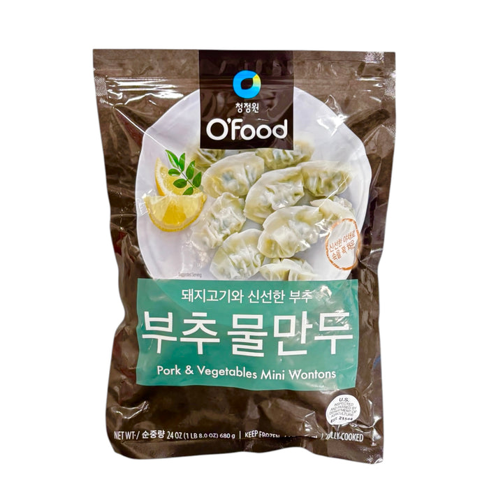 Ofood Pork&Vege Mini Wontons 24Oz
