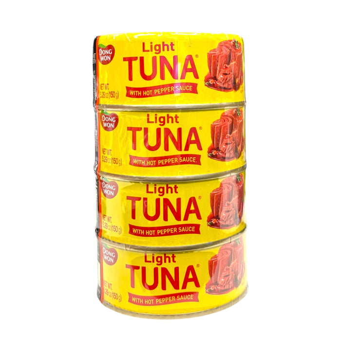 Dw Light Tuna W/ Hot Pepper Sauce 4/150G