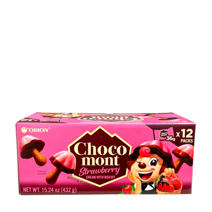 Orion Choco Mont Strawberry 12P 15.24Oz