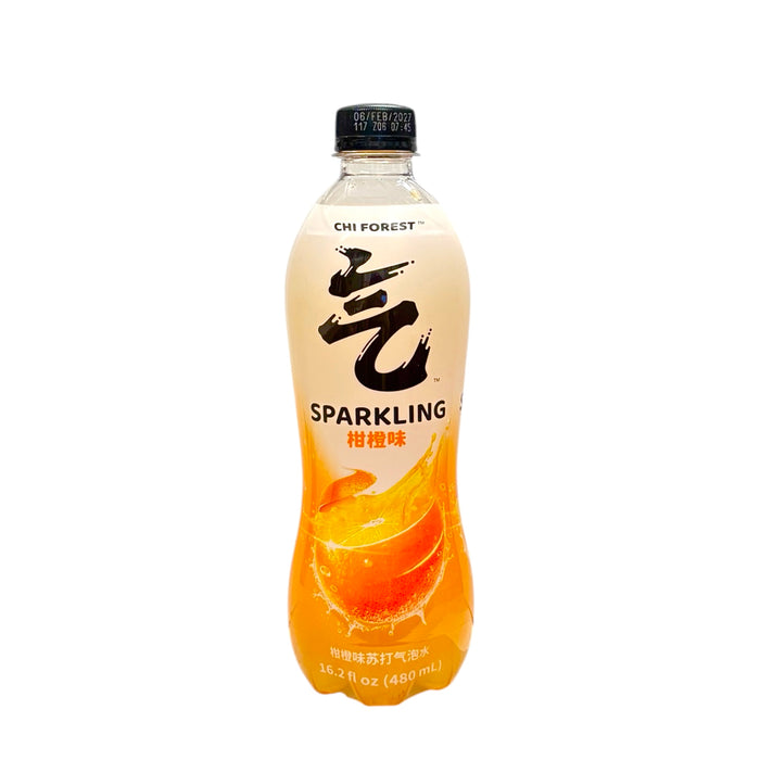 Genki Sparkling Water Orange 480Ml