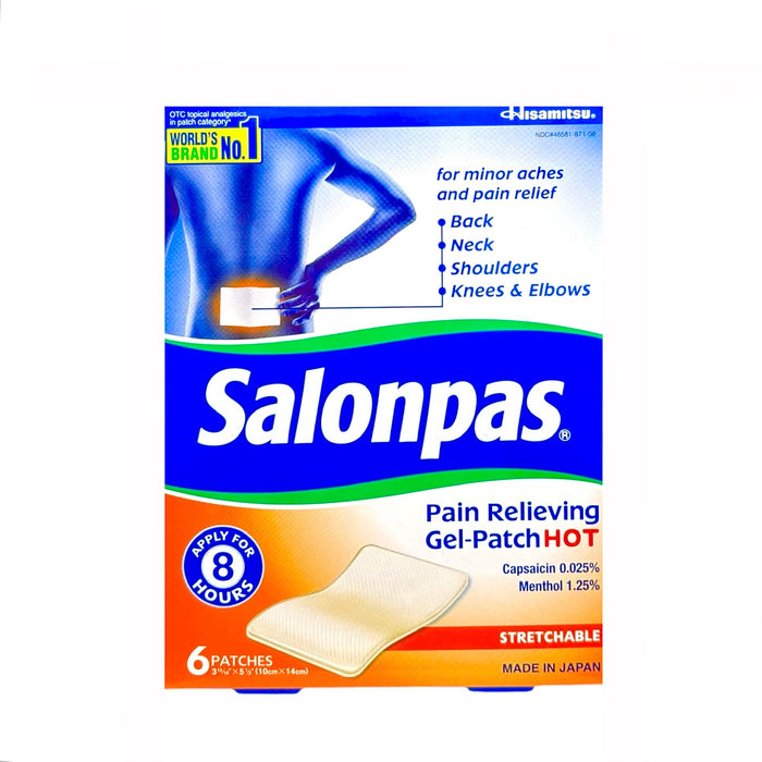 Salonpas Pain Relieving 6 Patches
