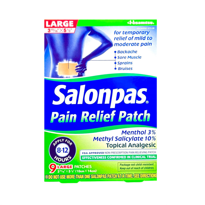 Hisamitsu Salonpas Pain Relief Patch 9Pc