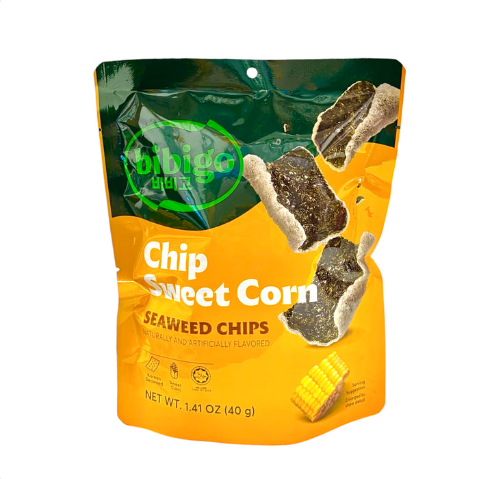 Cj Bibigo Seaweed Chip Sweet Corn 40G