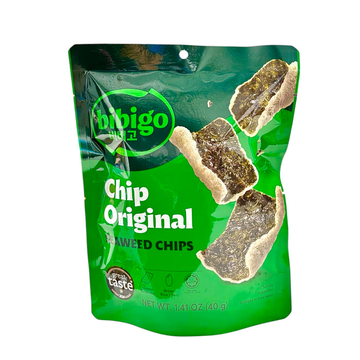 Cj Bibigo Seaweed Chip Brown Rice 40G