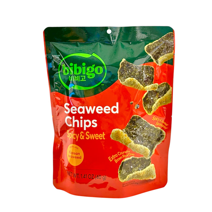 Bibigo Seaweed Chips Spicy&Sweet 1.41Oz