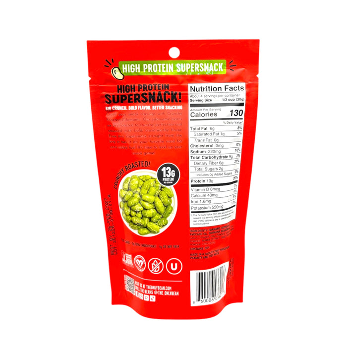 The Only Bean Rstd Edamame Shiracha 4Oz