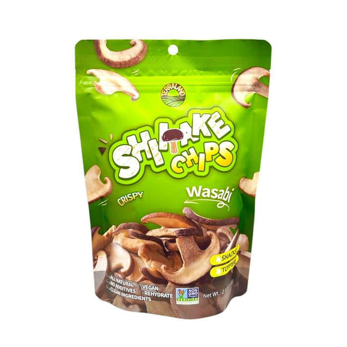 Terraland Shiitake Chips Wasabi 60G
