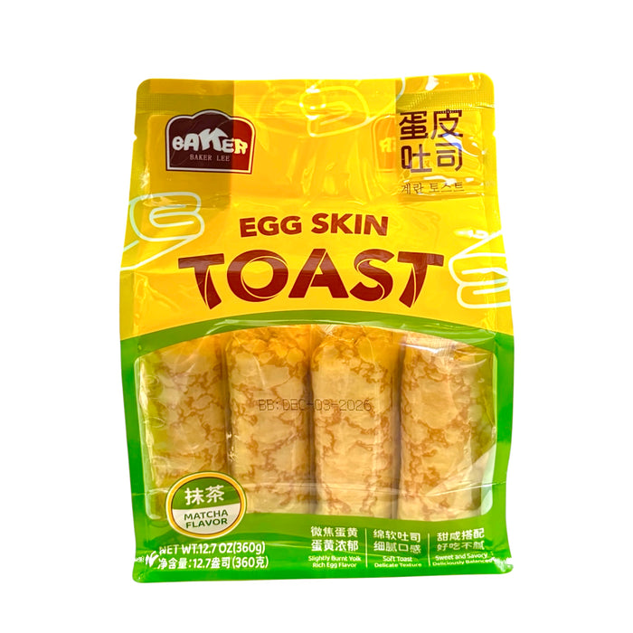 Baker Egg Skin Toast Matcha  12.7Oz