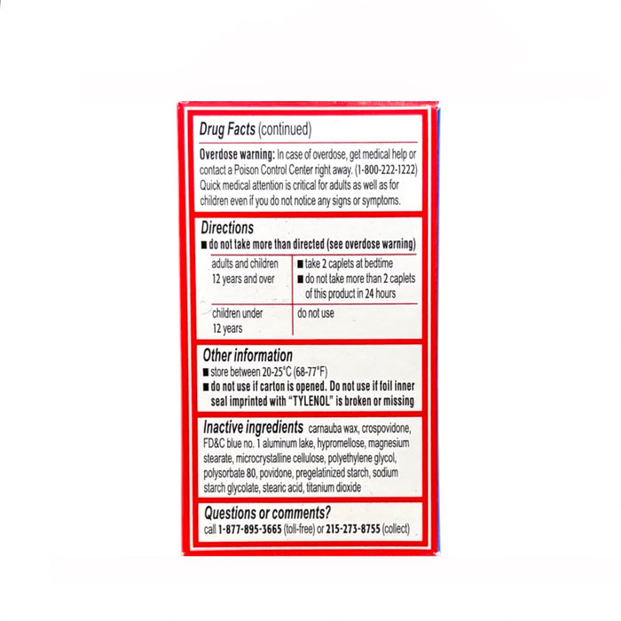 Tylenol Pm Caplets