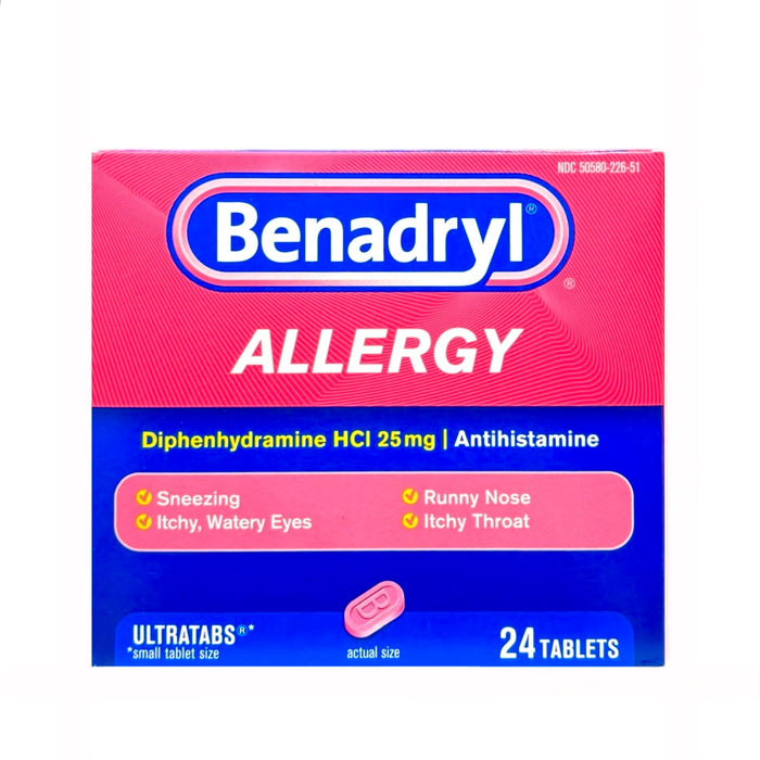 Benadryl Allergy Ultra  24Tablets