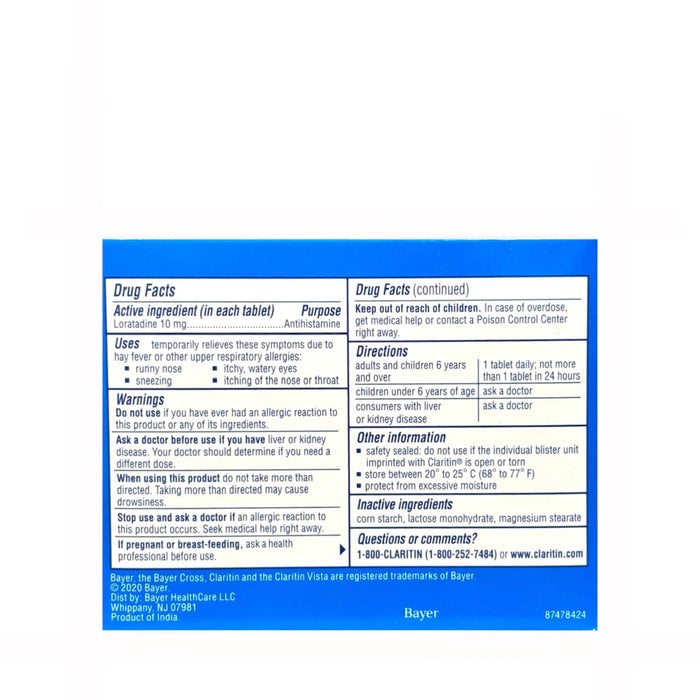 Claritin Antihistamine 5Tablets