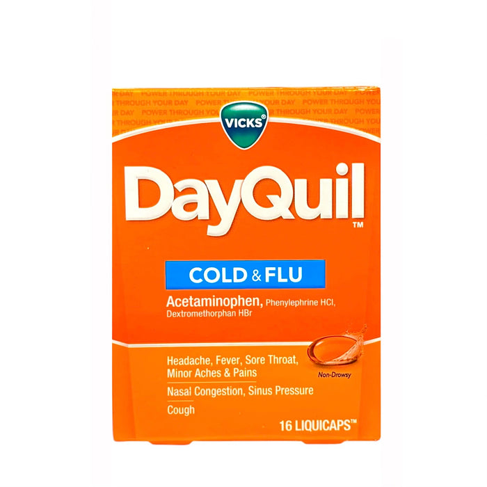 Vicks Dayquil Cold & Flu 16 Liquicaps