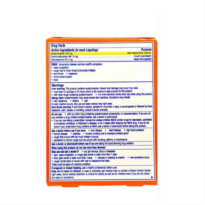 Vicks Dayquil Cold & Flu 16 Liquicaps